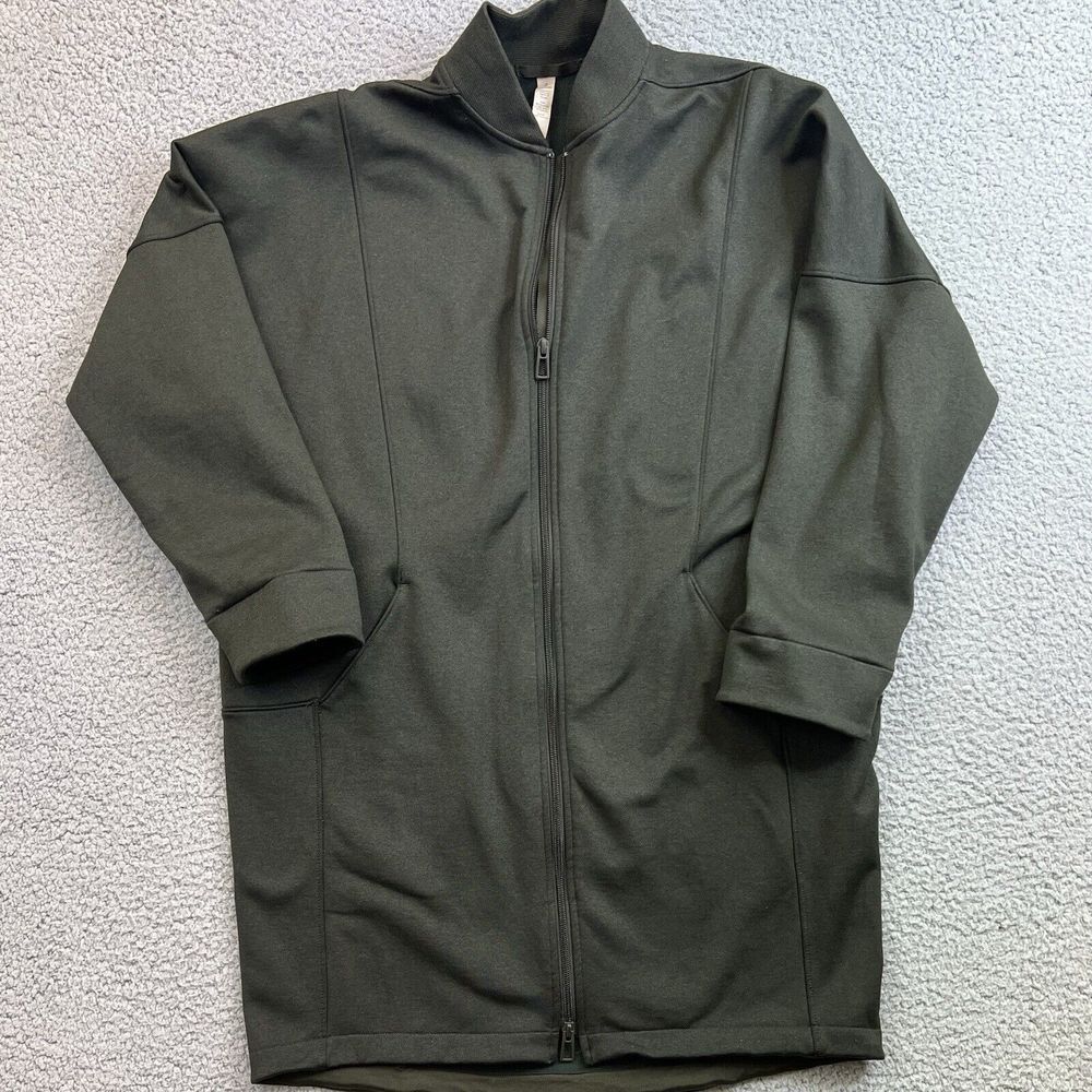 Lululemon Take A Stroll Jacket Dark Olive Green Womens Size 8